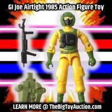 GI Joe Airtight 1985 Action Figure Toy