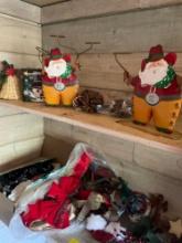 Assorted Christmas decorations