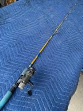 Sabre lite fishing pole with AX Ball Bearing reel