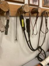Lot. Miscellaneous incomplete horse halters.