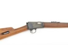 Winchester Model 03 Semi-Auto Rifle, .22 caliber, SN 117887, re-finished blue and stock, 20" round b