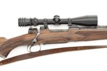 Custom CZ Bruno Bolt Action Rifle, Model 1932, .7x57 caliber, SN 01779, blue finish, 22" barrel, fin