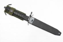 Danish M1975 (G3) Bayonet (6.75" Blade) W/ Scabbard