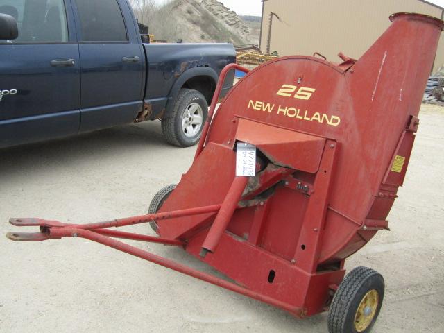 514. 477-1438, NEW HOLLAND # 28 FORAGE BLOWER, TAX / SIGN ST3
