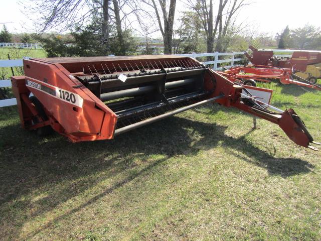 107. HESSTON MODEL 1120 9 FT. MOWER CONDITIONER