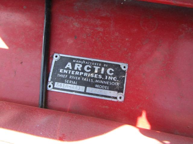 9. UNIQUD ARCTIC CAT VINTAGE MODEL 141-D SNOWMOBILE, HIRTH ENGINE, BELIVED