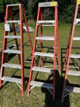 690-A. 6 FT. FIBERGLASS STEP LADDER