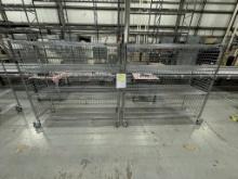 Cage Style Rolling Wire Metro Rack