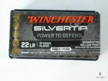 Winchester .22LR Silvertip Ammo - One Box of 50 Rounds
