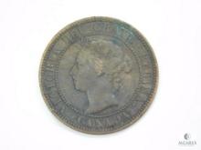 1896 Canada Large Cent , VF