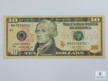 2013 $10.00 Star Federal Reserve Note - XF