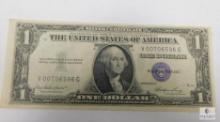 1935E $1.00 Silver Certificate Crisp AU-CE Reverse Alignment Error