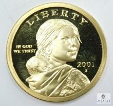 2001-S Sacagawea Dollar Deep Cameo Proof, Better Date