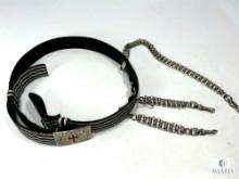 Sir Knight Sword Belt With Barrel Chains