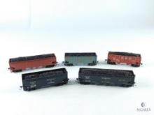 Five Miniature Hopper Cars