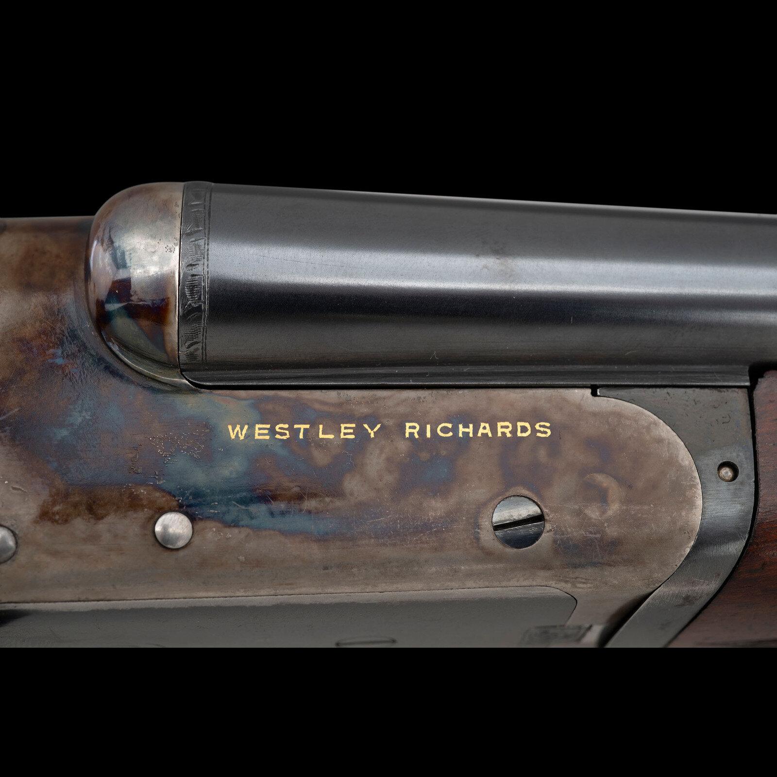 *Westley Richards "Gold Name" 20 Gauge SxS Shotgun in Original Case