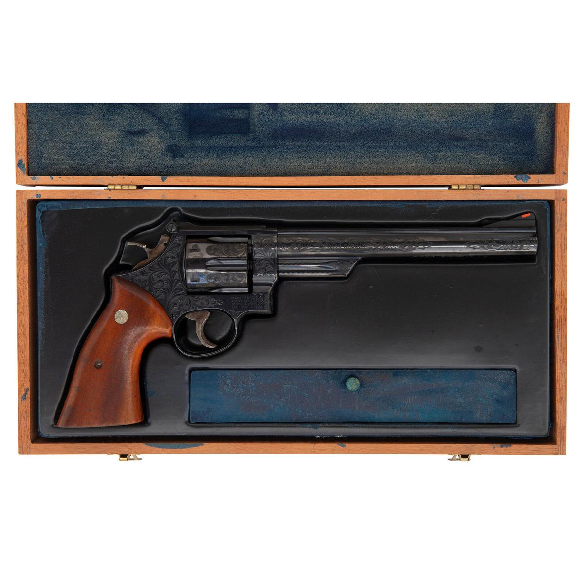 *Factory Class A Engraved Smith & Wesson Model 29-2 Revolver in Wood Display Box