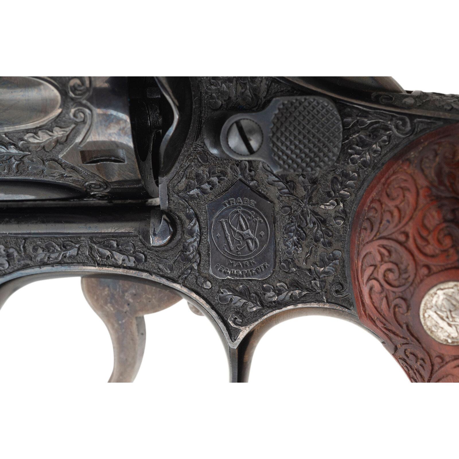 *Smith & Wesson K-38 Combat Masterpiece with German Style Deep Relief Engraving