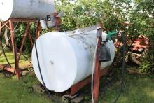 500 gal. fuel barrel with elec. motor