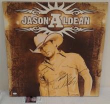 Jason Aldean Autographed Signed Canvas Art Country Music JSA COA 24x24 Photo Print Rare