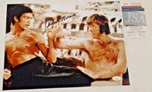 Chuck Norris Autographed Signed 11x14 Photo JSA COA Way Of The Dragon Bruce Lee Karate Actor