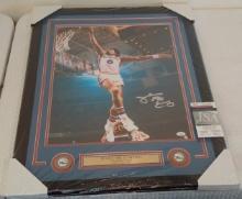 Julius Erving Autographed Signed 16x20 Photo JSA COA Framed Matted Dr J 76ers Sixers NBA HOF