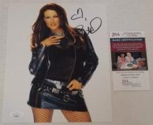 Lita Autographed Signed 8x10 Photo WWE JSA WWF Wrestling Divas Sexy HOF