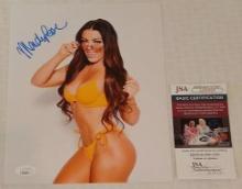 Mandy Rose Autographed Signed 8x10 Photo WWE JSA WWF NXT Wrestling Sexy Bikini
