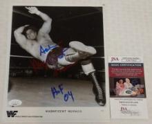 Magnificent Don Muraco Autographed Signed 8x10 Photo WWE JSA WWF Wrestling Rock