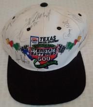 1997 Texas NASCAR Race Multi Sign-ed 10x Signatures Auto 1/1 Snapback Hat Cap First