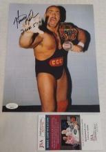 Nikita Koloff Autographed Signed JSA WWF Wrestling 8x10 Photo WWE WCW NWA CCCP