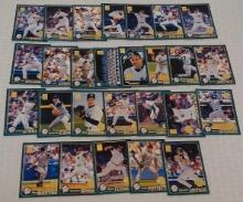2001 Topps MLB Baseball Yankees Team Set 27 Card Lot Jeter Home Team Advantage Stars HOFers