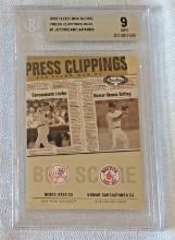 2003 Fleer Box Score Press Clippings Dual Insert 9/250 Jeter Nomar BGS GRADED 9 MLB Baseball