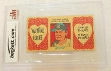Vintage 1963 Topps Valentine Folder Card Babe Ruth BVG GRADED 5.5 EX Yankees HOF MLB Baseball Jumbo