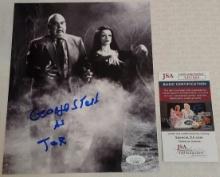 George The Animal Steele Autographed Signed 8x10 Photo WWE JSA WWF Animal Ed Wood Tor HOF