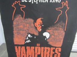 Large French Stephen King Hand Painted Movie Poster On Canvas Les Vampires De Salem