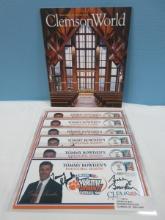 Rare Collectible Officially License Commemorative Clemson Autograph Bobby Bowden on