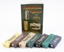 7 Remington Cased Knives & Remington Knife Guide