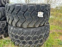 (2) Used Michelin 29.5-R25 Tires