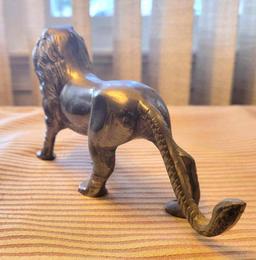 Solid Brass Lion Statue $1 STS