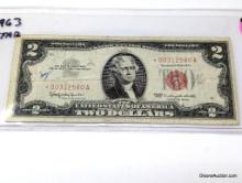 1963 Currency - $2 United States Note - Star