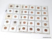 Various Lincoln Cent - Proofs - 2 sheets