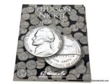 1938-1961 Nickel - Jefferson Nickel Album (63 coins)(11 silver)