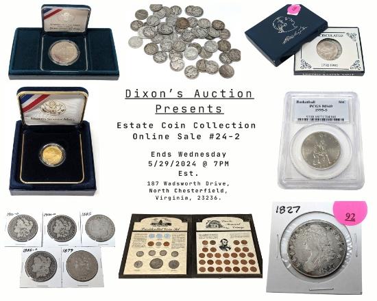 5/29/24 Estate Coin Collection Online Sale #24-2.