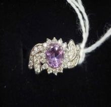 Purple Amethyst Ring $1 STS