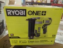 RYOBI ONE+ 18V 18-Gauge Cordless AirStrike Brad Nailer (Tool Only), Model P321, Retail Price $139,