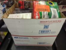 Box Lot of Assorted Items in a Medium Flat Rate Box, Weighs 9.1 Lbs, Some Items Included are