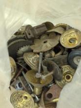 Box Lot of Assorted Door And Cabinet Knobs/Pulls, What you see in photos is what you will receive