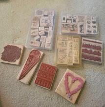 Vintage Wooden Stamping Blocks $5 STS
