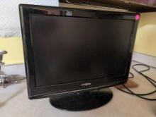 (KIT) INSIGNIA LCD COLOR TV & DVD PLAYER, MODEL NS-LTDVD19-09. 19" SCREEN. COMES ON OVAL STAND. NOT